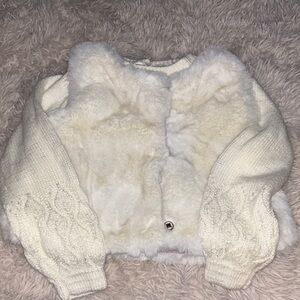 Rachel Zoe Cream Kids Vest